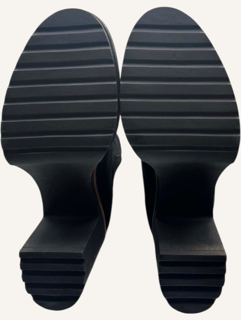 Steve Madden Lexa Black Suede Platform Chelsea Boots Size 10 NWT - Picture 6 of 10